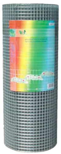 EffeDecor Rete Elettrosaldata Metallica Zincata Maglia 6,3x6,3 mm Ø Filo 0,55 mm Reti Metalliche Ideale per Recinzioni,Giardino,Piante,Gabbie Animali H50/100 cm Rotolo 25 MT (H 100 cm)