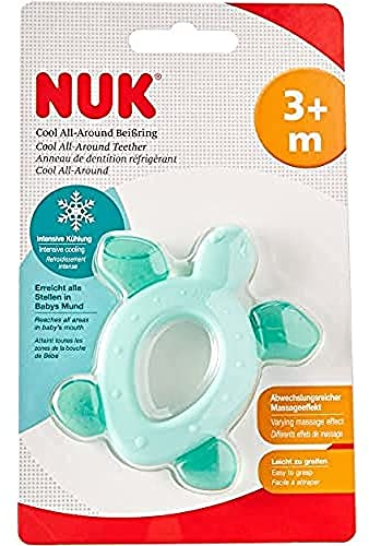 NUK Cool All-Around Beißring mit Kühlelementen, ab 3 Monaten, 1 stück, mehrfarbig