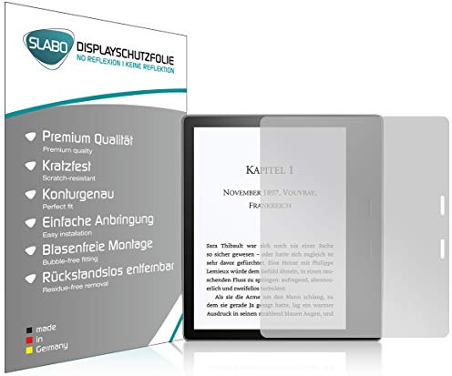 Slabo 2 x Displayschutzfolie für Amazon Kindle Oasis 10. Generation (2019) | Kindle Oasis 9. Generation (2017) Displayschutz Schutzfolie Folie No Reflexion | Keine Reflektion MATT
