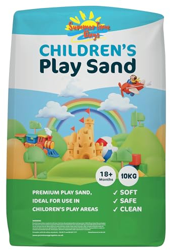 Laeto Summertime Days Childrens Play Sand Medium Bag for Kids Non Toxic Soft Playsand Idea for Playing in Sand Pits