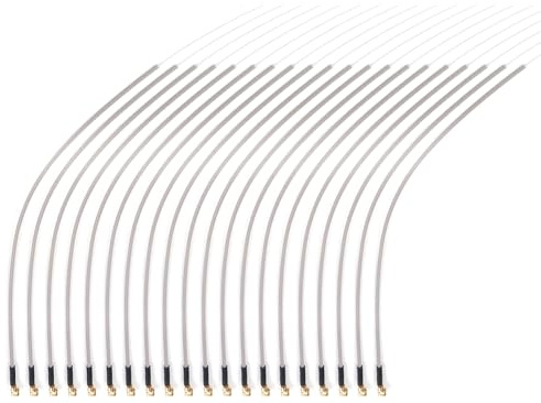 Tiiyee 20Pcs 2.4G Aircraft Receiver Antenna, 150 mm IPEX Interface ABS Antenna Durable And Reliable Aerial RC Hobby Model Car Boats Spare Parts Pipe Tube For RC Aircraft Replacement Accessories
