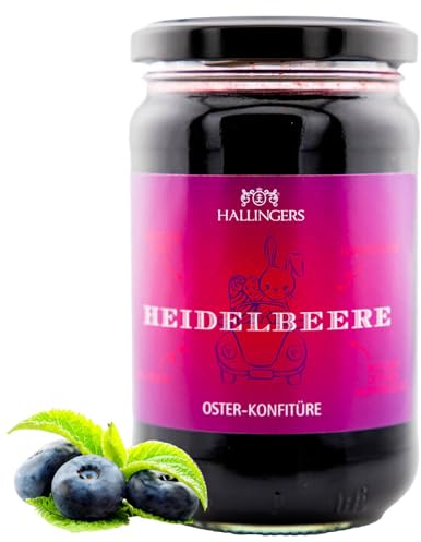 Hallingers Genuss Manufaktur Ostergeschenke für Osterkörbchen zu Ostern, Handgerührte Konfitüre fürs Osterfrühstück