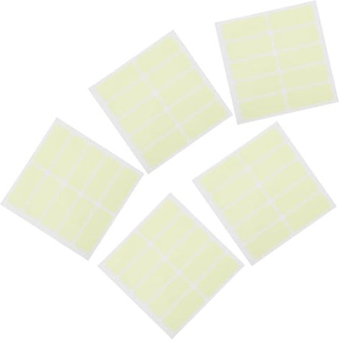 WOONEKY Nachtleuchtender Aufkleber für Lichtschalter 5 Bögen Pvc Leicht Anzubringen für Badezimmer und Büro Wanddeko