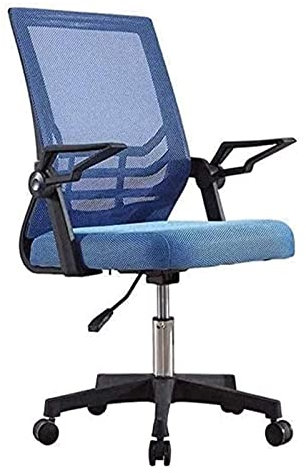 Bürostuhl Racing Chair, Bequemer Drehstuhl mit Lift-Funktion, Empfangsstuhl, Schreibtischstuhl, hochklappbare Armlehne, Zeichenstuhl, Computerstuhl, Heimdrehstuhl, Bürostuhl, Kniestuhl, Stuh