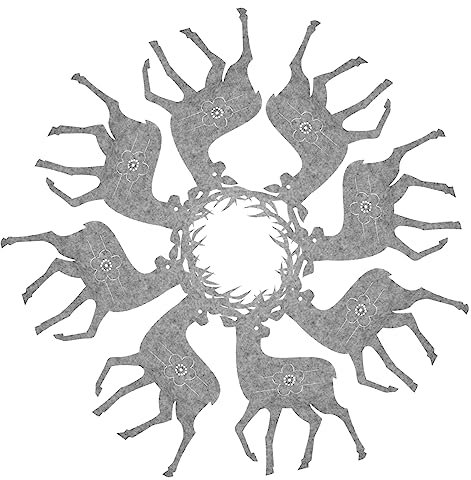TOPBATHY 16 Pièces Ensemble De Couverts Décorer Noël Porte-argenterie De Fête Porte-argenterie pour Enfants Sacs De Vaisselle De Noël Pochettes Vaisselle Porte-Vaisselle Wapiti Feutrine