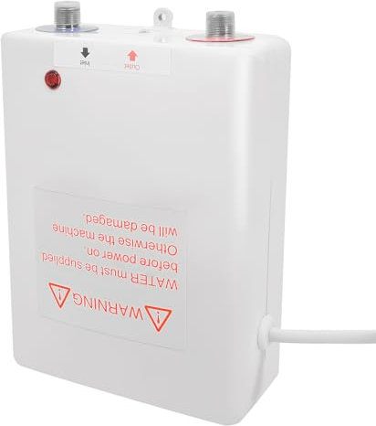 Liten elektrisk varmvattenberedare, 3,5 kW, 230 V minikök varmvattenberedare badrum dusch varmvattenberedare elektrisk varmvattenberedare panna varmvattenbehållare underbord vitt