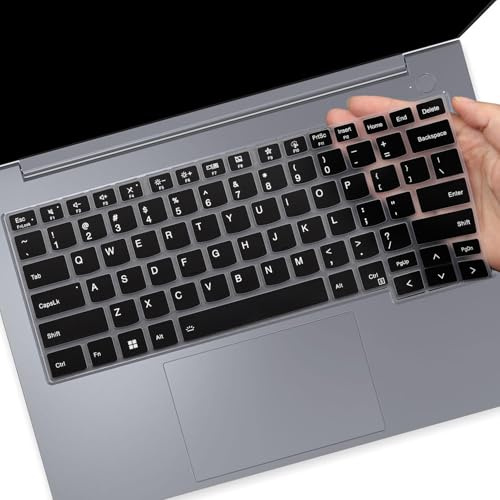 Tastaturabdeckung für Lenovo ThinkBook 14 G6 G7 35,6 cm (14 Zoll) Laptop 2025–2023, US-Englisches Layout, Tastaturschutz, Schwarz