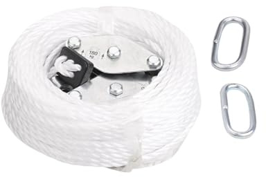 ALCXAZS Steel Winch Pulley 180kg Labor Saving Tools Easy Replacement Heavy Lifting Needs Easy To Install. Swivel PulleyThe Top Of Pulley Rotates To Prevent Rope Twisting