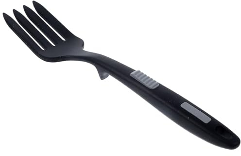 Alipis Tenedor de Cocina de Silicona Negro, Diseño Ergonómico Simple