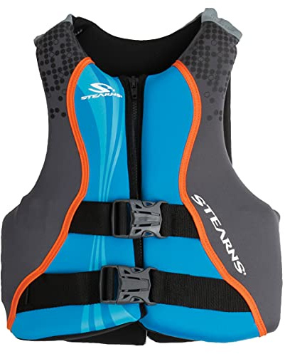 Stearns Kids Hydroprene Life Vest, USCG Approved Type III Life Vest for Kids Weighing 50-90lbs, Great for Pool, Beach, Boat, & More