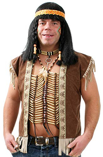 Indianer Weste Indianerweste Unisex Gr.XXL