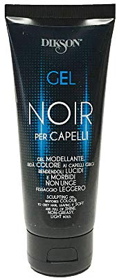 GEL PER CAPELLI NOIR DIKSON COLORANTE E MODELLANTE 100 ml PROFESSIONALE PER BARBIERE E PARRUCCHIERE