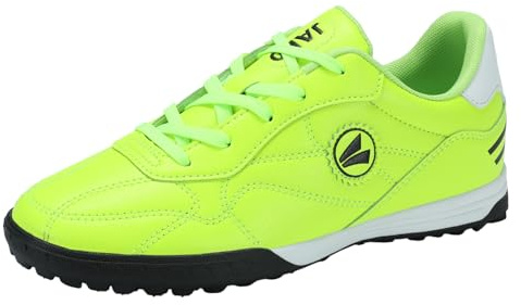 Jako Unisex barn J-st signatur fotbollssko, Neon Yellow Jet Black, 34 EU