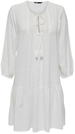ONLY Dam ONLVINNIE Life 3/4 LACE tunika WVN NOOS tunika, molndansare, L, Molndansare, L