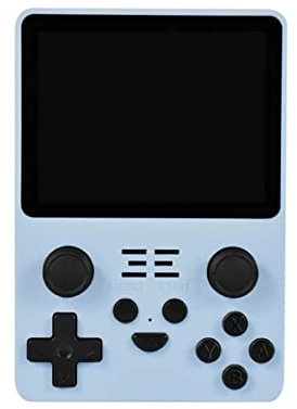 GUANYAN Powkiddy RGB20S Handheld Game Console Retro Arcade Built-in 15000 Games,3.5 Inch Screen,Open Source 16G+64G Retro Spielekonsole,Portable Game ConsolesKid Adult,Blue (8RMSW180ZUJZSKG303A187)