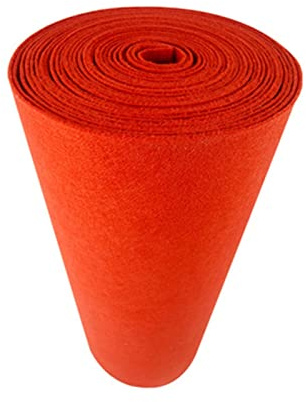 Alfombra roja de 10 m para bodas, alfombra de pasillo de poliéster de 2 mm de grosor, rollo de alfombra antideslizante para la fiesta de la iglesia, accesorios de decoración al aire libre de Navidad (