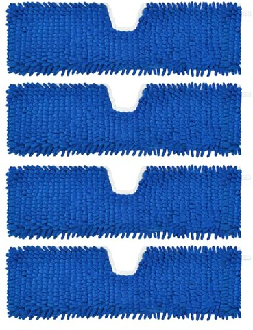 Ersatz-Mopp-Köpfe für O-Cedar Dual-Action-Flip-Mopp, Mikrofaser und Chenille, Ersatzkopf für trockene/nasse Verwendung, doppelseitig, wiederverwendbar und waschbar, Staubwischer-Nachfüllpackungen für