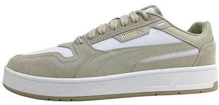 PUMA Unisex Court Classic Street SD Sneaker, White-Desert DUST Gold, 44 EU