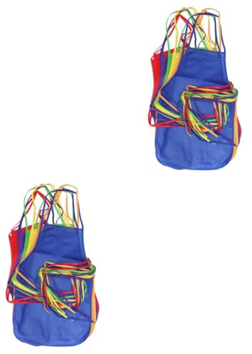 PAMINGONO 24 Stk Malschürze Kinder zeichnen Schürze Stoffschürzen für Künstler Kinderschürzen Masse Jugend Kinder Malerei-Schürze Kinder Malkittel Kunstmalerei-Schürze Kinder Künstlerschürze
