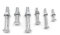 SHUNCHG 20 Piezas Tornillos de Cabeza Redonda Plana Tornillos Perno de Carruaje M6×40 Galvanizados con Tuerca Hexagonal Brida Acero al Carbono Tornillos M6