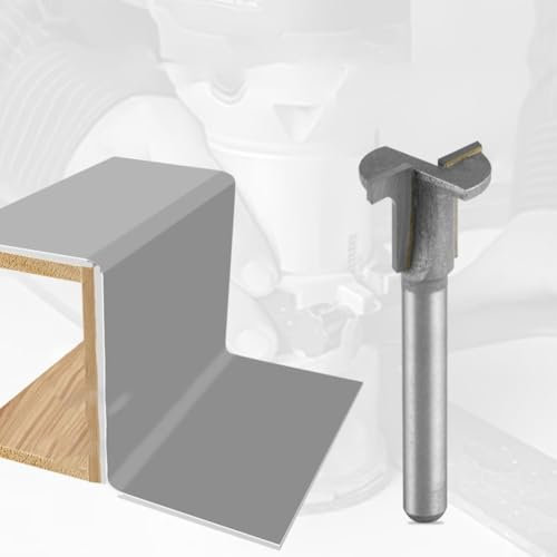 Juego de fresas de madera, mango de 1/4 mango de chapa de madera de carbono curvado fresado de doblado, cortador de fresado de doblado de mango redondo