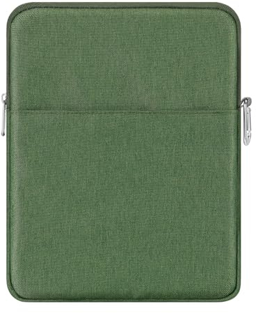 MoKo 9-11 Zoll Tablet-Tasche | Tablet-Tragetasche passend für iPad Air M2/Air 5/4 10, 9, iPadPro 11 M4, Grasgrün