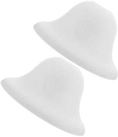 Veemoon Lot De 2 Abat-jours Champignon En Plastique Pour Ventilateur De Plafond Lampadaire Abat-jour De Rechange Led Design Moderne Installation Facile