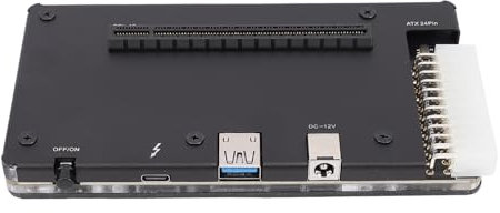 Annadue Dock GPU Externe , 4 USB4,0 EGPU Boîtier pour Ordinateur Portable avec PCIe 16x Slot pour RX Series Graphics Cards 7 - 40 Series