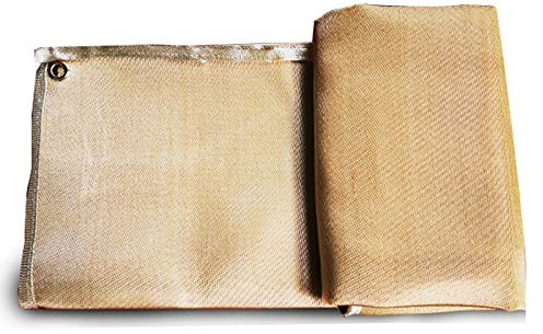 Manta de soldadura ignífuga de 1 mm de grosor, tela de fibra de vidrio resistente, resistente a altas temperaturas, lona ignífuga para soldar, tela de protección, cortina de seguridad industrial