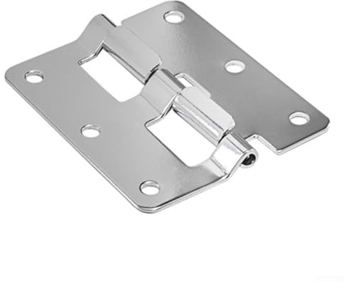 Charnières détachables en fer 77 x 67 mm pour mallette d'instruments et mallettes de transport - Fonction amovible lisse - Support robuste pour meubles et utilisation industrielle