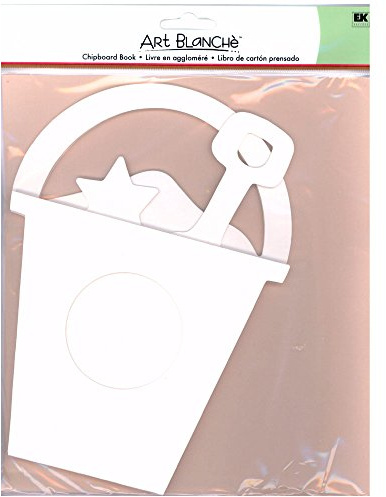 EK SUCCESS Art Blanche' Chipboard Book, Sand Pail