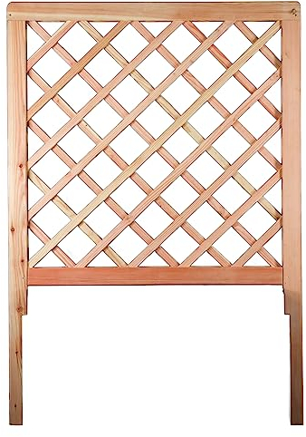 TETZNER&JENTZSCH Stockholm Rankgitter Lärche B 104 x H 150 cm, V2A verschraubt Rahmen 44/68 mm