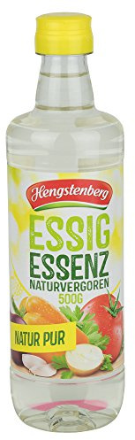 Essig Essenz naturvergoren 20% Säure 8x500 g Flasche