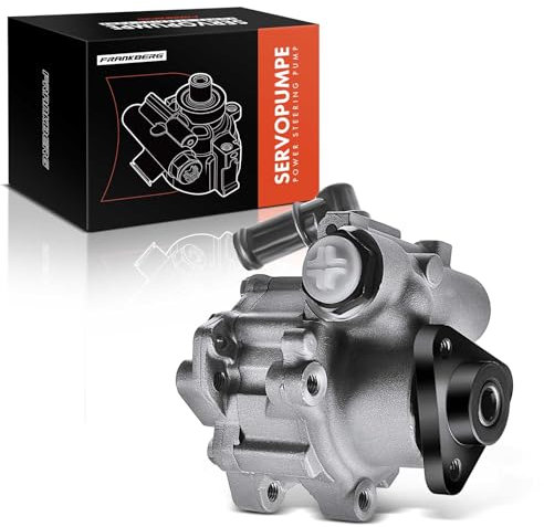 Frankberg Power Steering Pump Hydraulic steering Without Belt pulley Compatible with X5 E53 3.0L 2004-2006 Petrol Replace# 32416757914