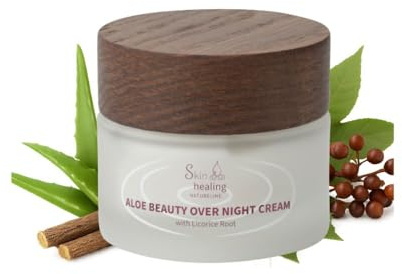 Pinsky & Sons – Nachtcreme Aloe Beauty Over Night – Parfümfreie Naturkosmetik mit BIO Extrakten 50ml Nachtpflege für Damen & Herren – Regenerierende Gesichtspflege – intensiv feuchtigkeitsspendend