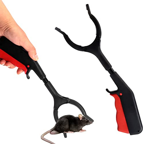 RNHDLY Greifzange 2 Stück Greifzange für Senioren, Kinder Müllgreifer, 30cm Kurz MüLlgreifer, Multifunktionale Greifer Müllsammler Mäusezange für Abfallsammlung