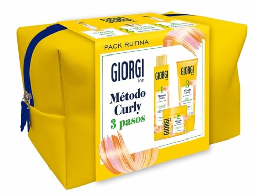 GIORGI Line - Kit Iniziazione al Metodo Curly in 3 Passi | Set Regalo per Riccioli Spettacolari, 0% Alcol, 0% Silicone, 0% Solfati, Proteine Vegetali e Avocado - 950 ml