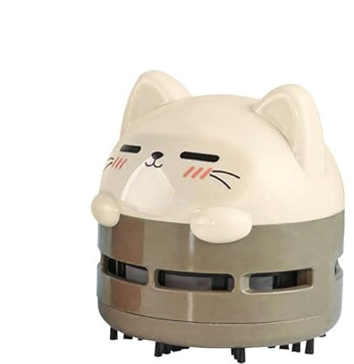 Aspirapolvere Da Scrivania Senza Fili | Aspirabriciole Piccole | Spazzatrice Da Tavolo Portatile | Simpatica Spazzatrice Portatile Da Tavolo Per Cartoni Animati | Spazzabriciole A Risparmio Energetic