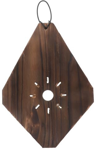 BESTonZON Wandpflanzgefäß Aus Naturmaterial Für Kleine Pflanzen Vertikales Pflanzgefäß Für Platycerium Wandpflanzgefäß Für Sukkulenten Vertikales Gartenpflanzgefäß Wanddekor