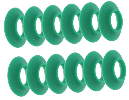 TOPPERFUN 12pièces Joints Silicone Pour Bouteilles à Bascule Rondelles Étanchéité Réutilisables Pour Bouchons De Bouteilles Joints De Remplacement Verts Pour Sceller Boissons Maison