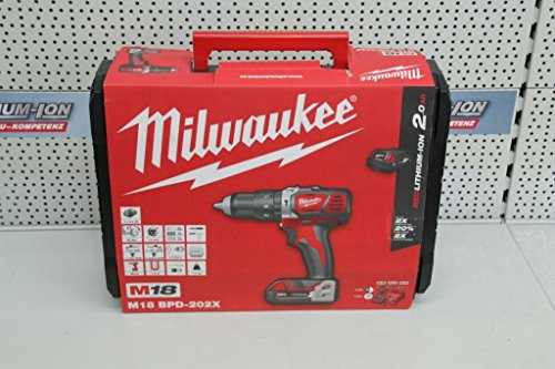 MILWAUKEE M18BPD-202X Impact Drill - 2 Batt. 2Ah - 4933446189