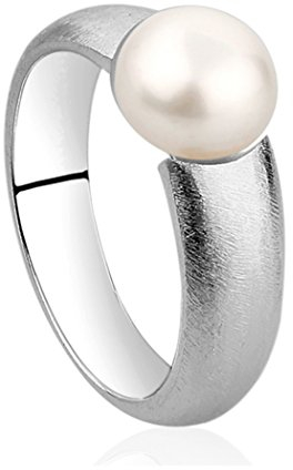 Nenalina Ring Silber 925 Damen Silberring Damenring mit Süßwasserperle