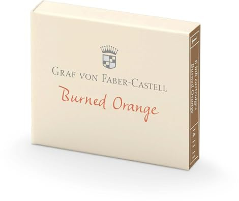Graf von Faber-Castell 6 ink cartridges Burned Orange 141111