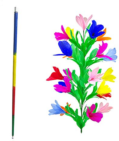 Enjoyer Vanishing Cane To Flower (21 Flowers) Magic Tricks Metal Vanishing Cane Stage Flower Comedy Magician Props Classic Magic Illsuions