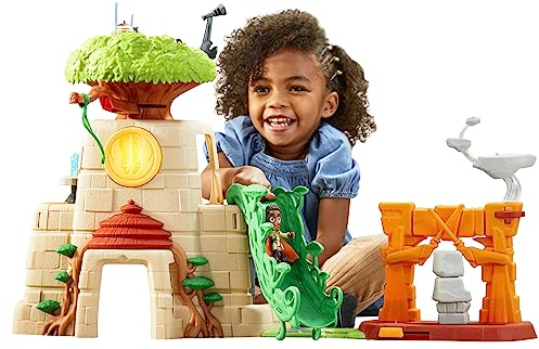 Star Wars Tenoo Jedi-Tempel, 50,5 cm cm hohes Spielset mit Lichtern und Geräuschen, 2 Action-Figuren, Vorschulspielzeug ab 3 Jahren