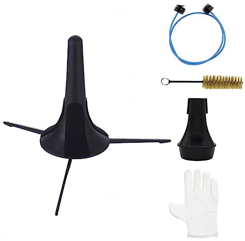 OKUMEYR 1 Satz Kleines Reinigungsset Trompetenbürstenwerkzeug Posaunenzugöl Schlangenzubehör Arbeitsplatte Nugget-eisbereiter Für Den Tisch Mit Seitentank Trompetenöl Fett Metall Tragbar