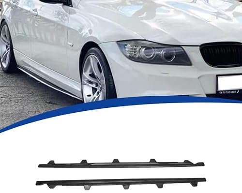 THOMIX Auto Seitenschweller für BMW 3 Series E90 2005-2011, Seitenschweller Splitter Lip Winglet Diffusor, Auto Seitenrock, Trittbretter Seitenschweller, Auto Zubehör