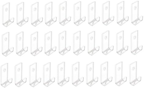 VENOAL Minimalistische Acryl-Vinyl-Halter, Wandaufsteller, für CD-Display, 30 Stück