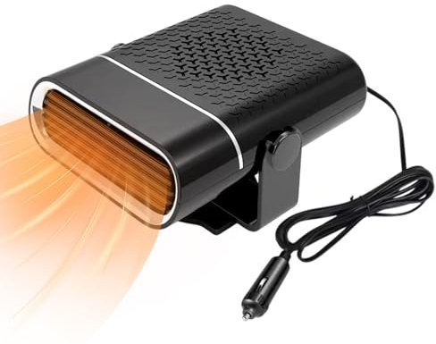 Chauffage soufflant de voiture, ventilateur de chauffage de voiture, chauffage portable, ventilateur de chauffage électrique de voiture, désembueur réglable, rotation à 360 degrés, chauffage intérieur