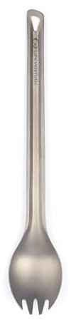 Lifeventure Titanium Long Handled Spork – Ultra Lightweight Extra-Long Spork Ideal for Camping Or Travel